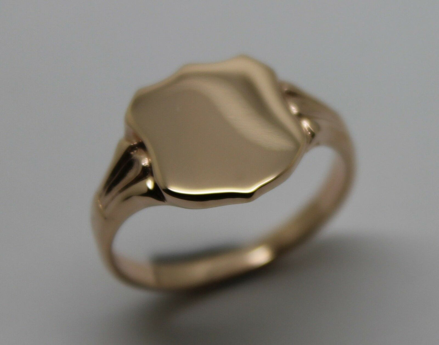 Kaedesigns Genuine 9ct 9k 375 Solid Gold Large Signet Ring In Your Size 4553