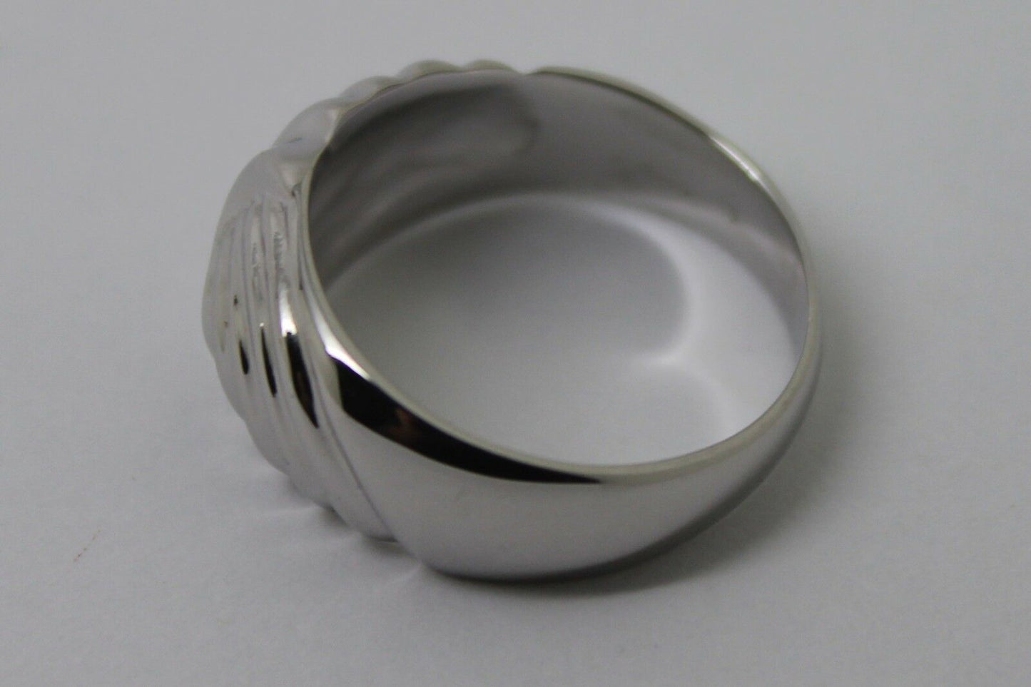 Genuine 9ct 9k 375 Yellow or Rose or White Gold or Sterling Silver Swirl Dress Ring