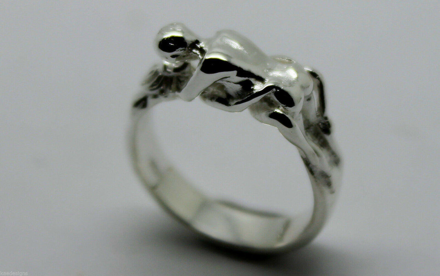Kaedesigns, Genuine New Sterling Silver 925 Making Love Ring 276