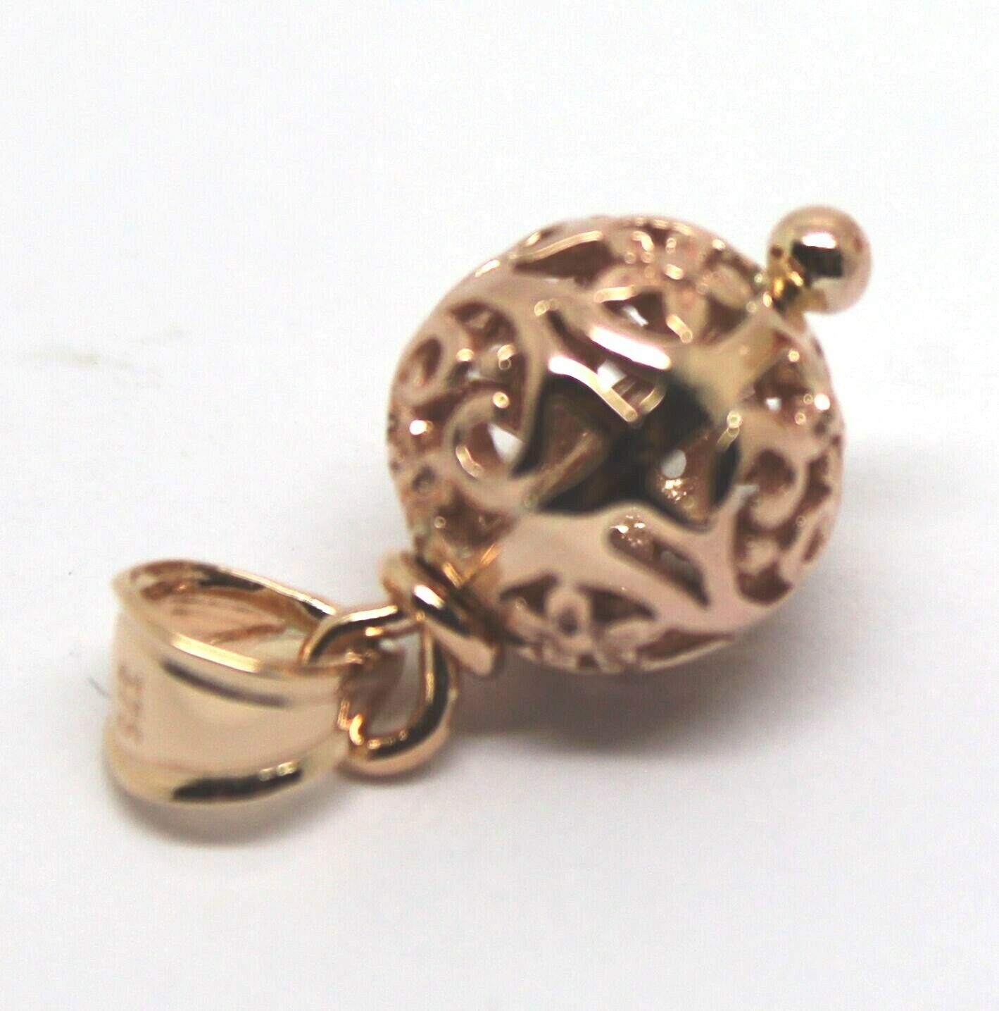 Kaedesigns Genuine 9ct Yellow, Rose or White Gold 10mm Filigree Ball Pendant
