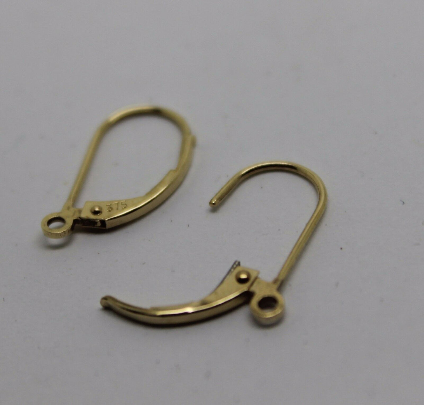 Genuine New 9k 9ct Yellow, Rose or White Gold 375 14mm X 9mm Continental Clip Hooks