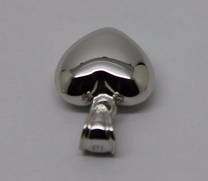 Kaedesigns, 9ct Small To Medium Bubble Rose Or Yellow Or White Gold Heart Pendant