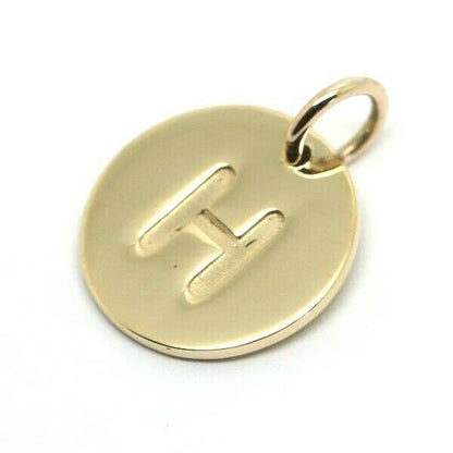 Kaedesigns, Genuine 375 9ct Yellow Or Rose Or White Gold 375 Initial Pendant - All letter available