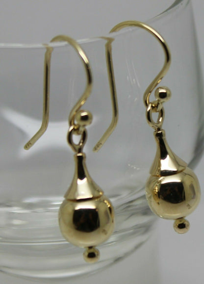 Kaedesigns Genuine  9ct 9k 375 Yellow, Rose or White Gold 8mm Ball Earrings