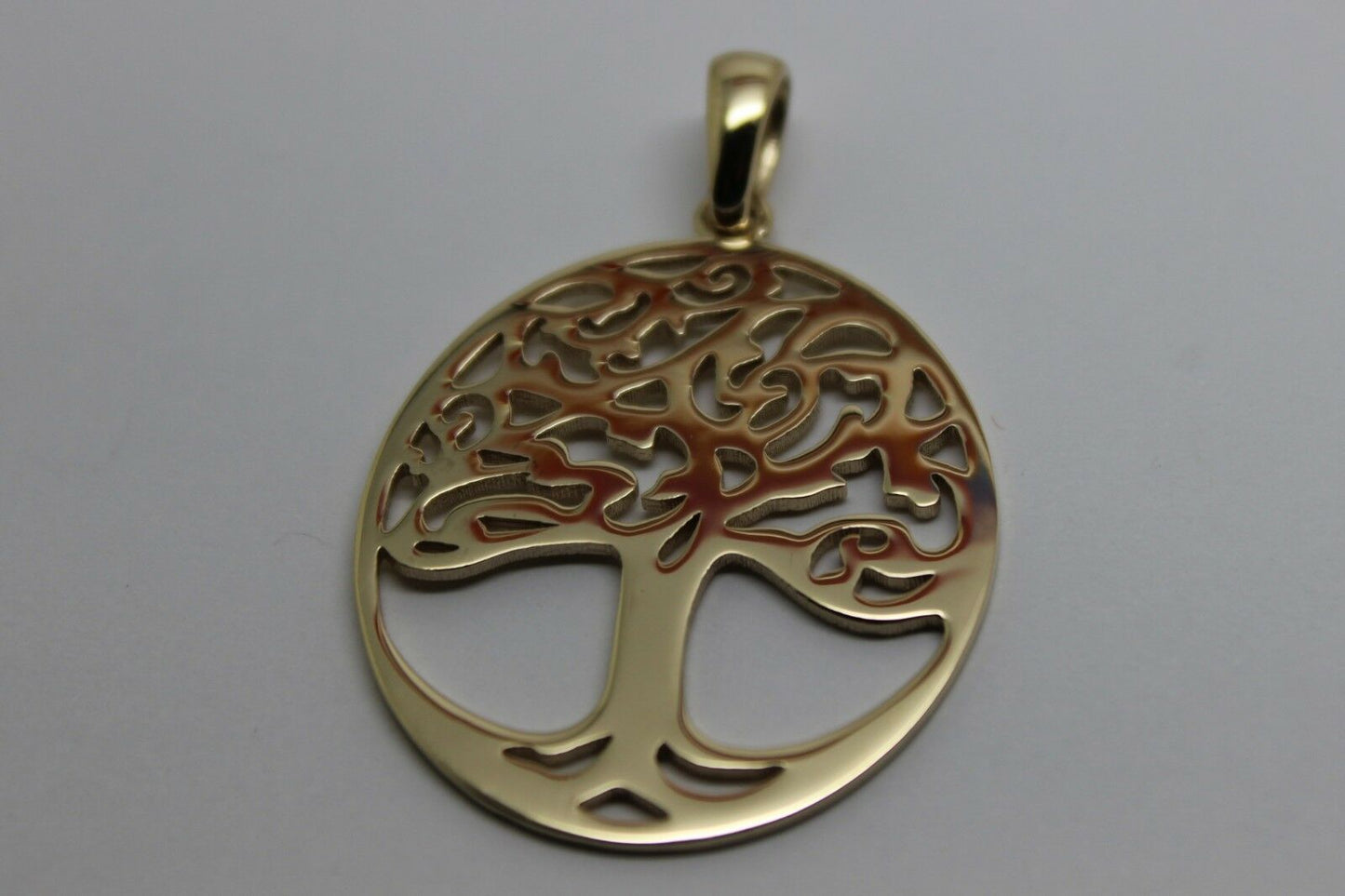 Genuine Heavy Solid 9ct Yellow Or Rose Or White Gold Tree Of Life Med/Large Pendant