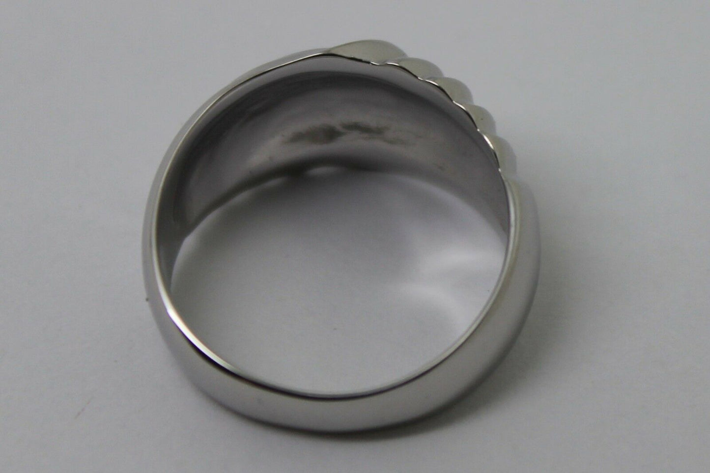 Genuine 9ct 9k 375 Yellow or Rose or White Gold or Sterling Silver Swirl Dress Ring