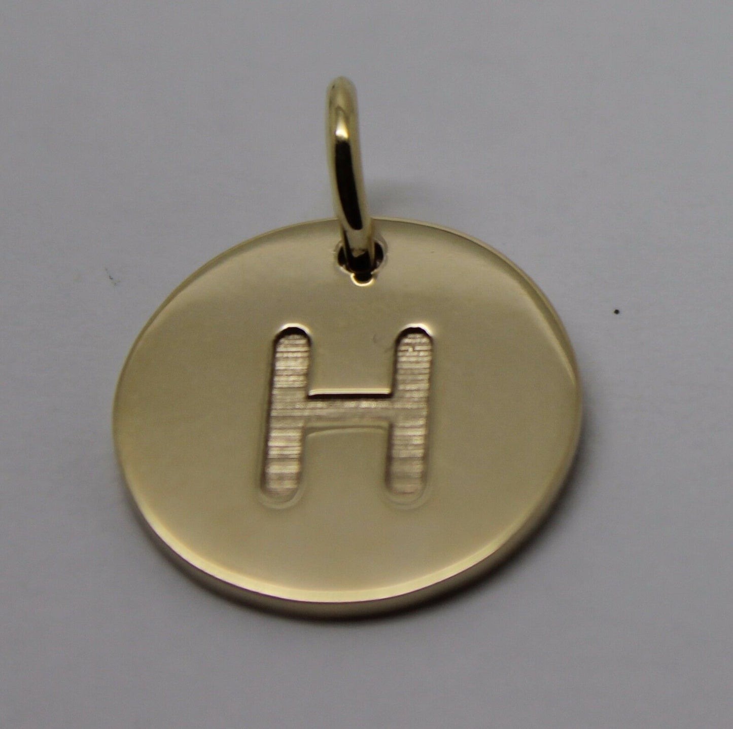 Kaedesigns, Genuine 375 9ct Yellow Or Rose Or White Gold 375 Initial Pendant - All letter available