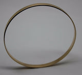 Kaedesigns New FULL Solid 9ct Yellow, Rose or White gold 4mm wide Flat bangle 65mm