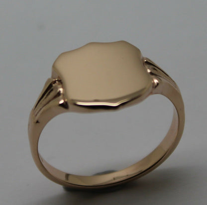 Kaedesigns Genuine 9ct 9k 375 Solid Gold Large Signet Ring In Your Size 4553