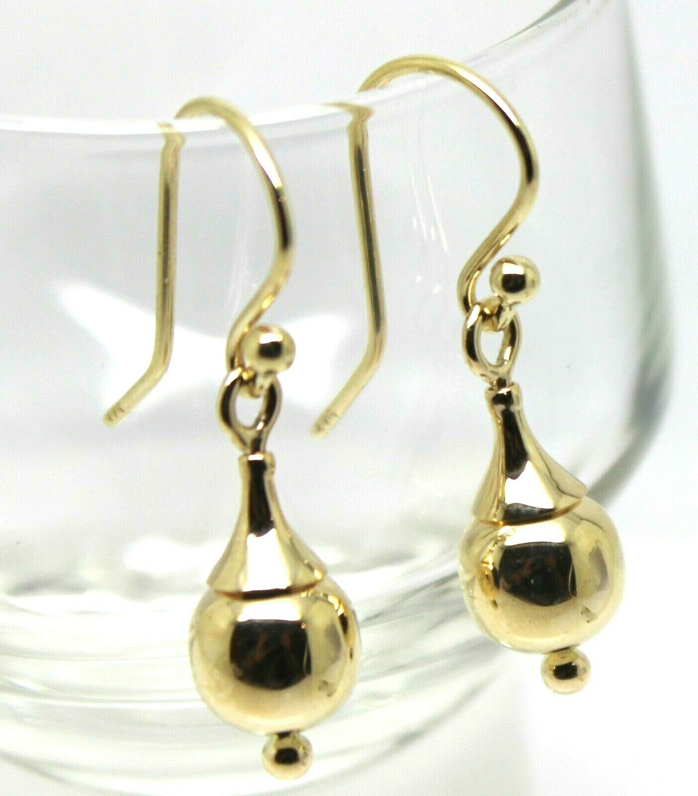 Kaedesigns Genuine  9ct 9k 375 Yellow, Rose or White Gold 8mm Ball Earrings