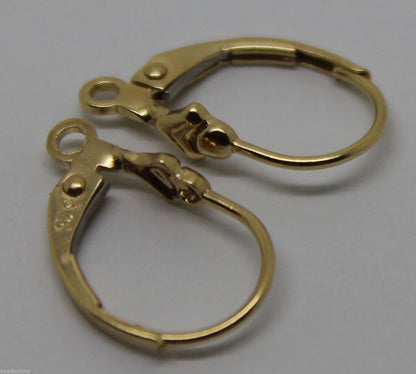 Kaedesigns New Genuine 9ct 9k Yellow, Rose or White Gold 15mm Fancy Continental Hooks
