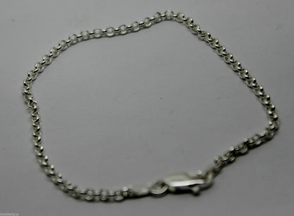Kaedesigns Sterling Silver 925 Belcher bracelet 19cm long