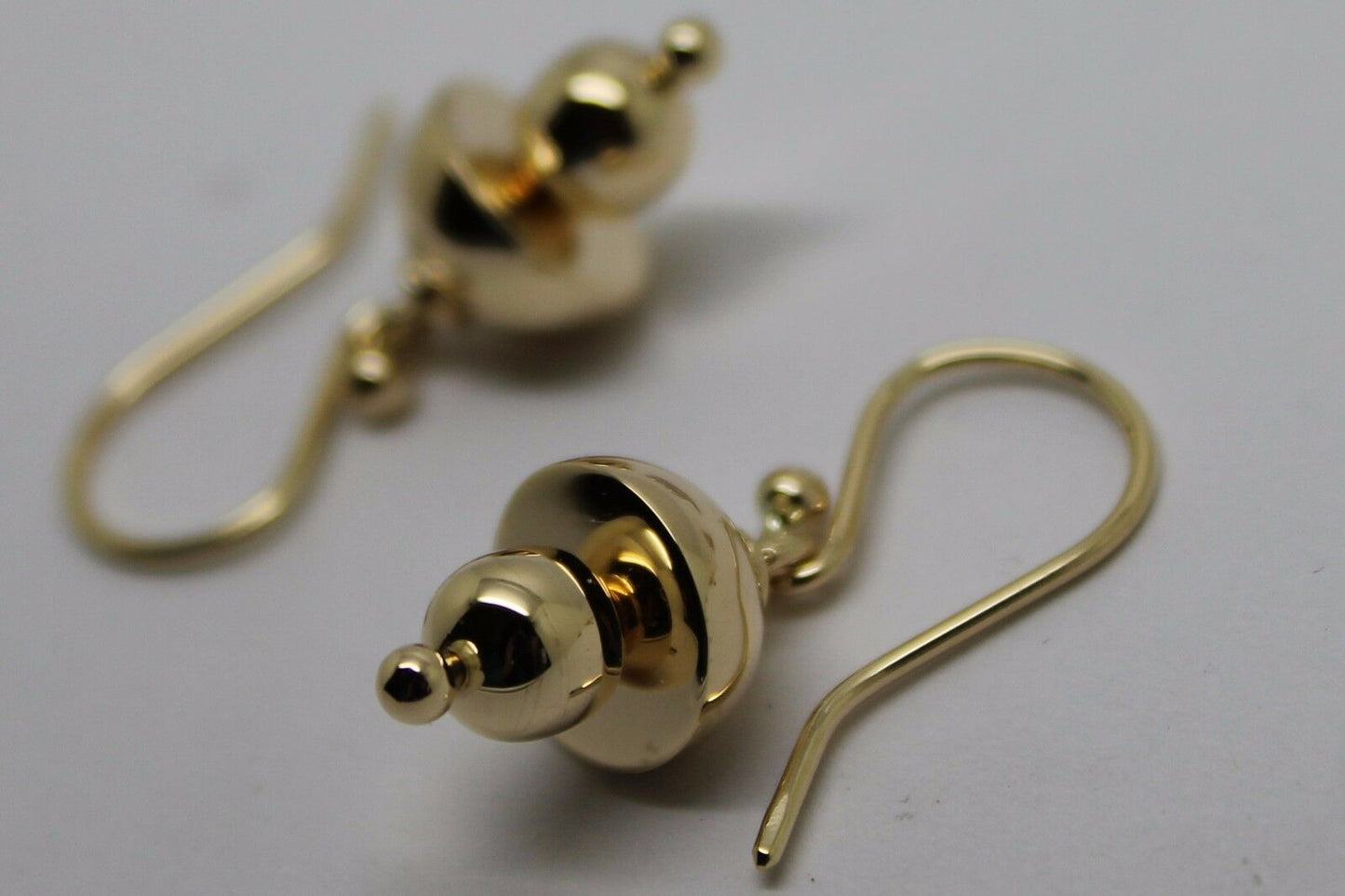 Kaedesigns New Genuine 9ct Yellow, Rose or White Gold Fancy Hook Earrings