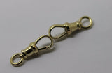 9ct Solid 2 X Yellow Gold Albert Swivel Clasp 19mm Size *Free Express Post In Oz