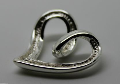 Kaedesigns Genuine New Full Solid Genuine Sterling Silver 925 Heart Pendant