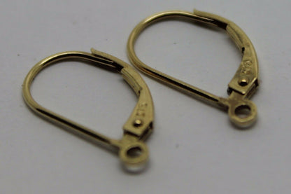 Genuine New 9k 9ct Yellow, Rose or White Gold 375 14mm X 9mm Continental Clip Hooks