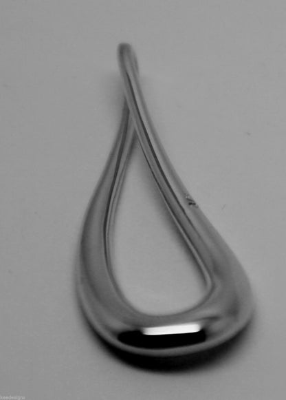 Kaedesigns Genuine 9ct 9K 375 Yellow or Rose or White Gold Large Tear Drop Pendant