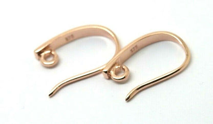 Kaedesigns New 9ct Yellow, Rose or White Gold 375 Thick Clip Hooks To Make You Own Earrings!