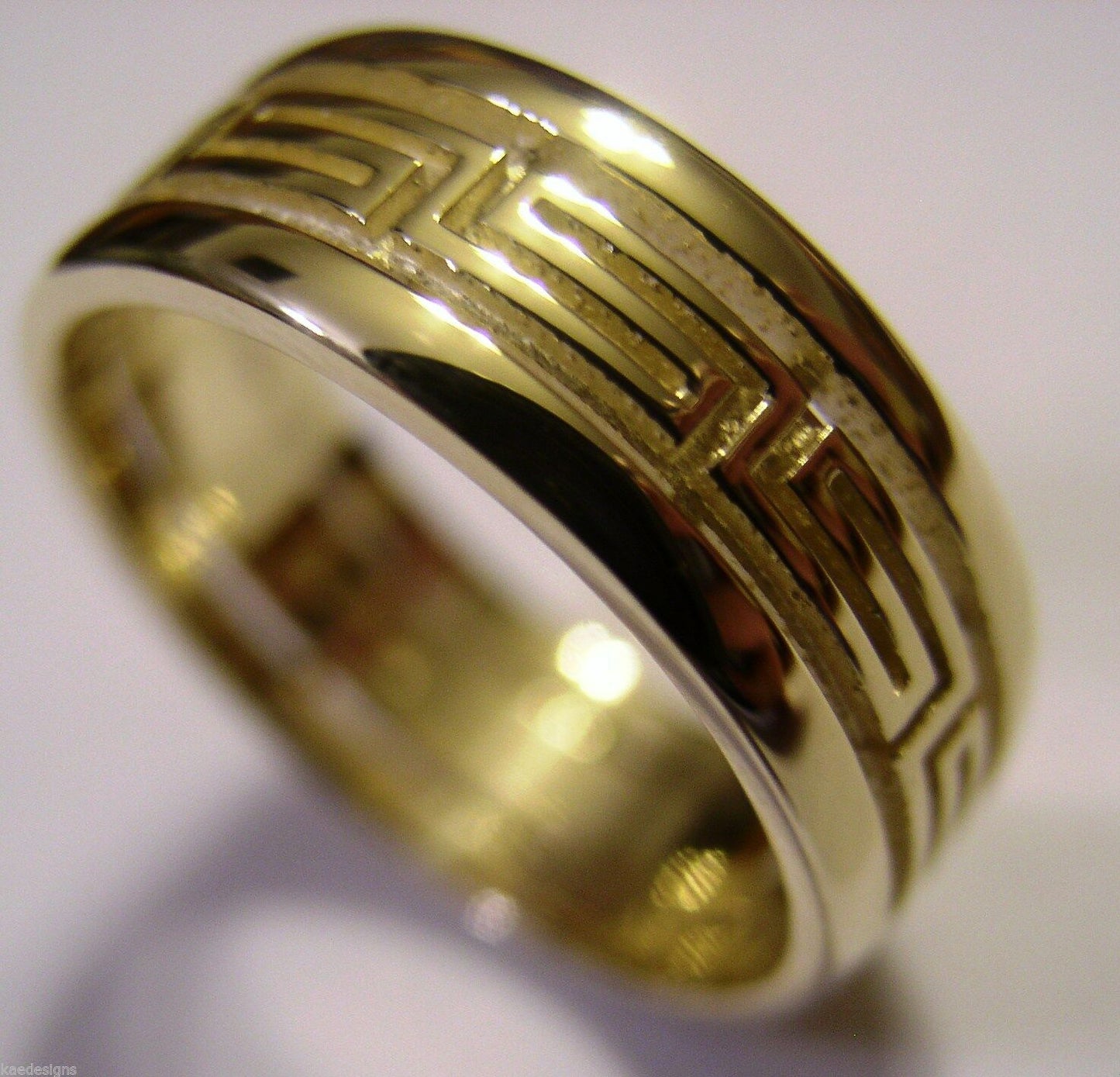 Kaedesigns, New Genuine Heavy 9ct 375 Solid Gold Large Celtic Ring In Your Size