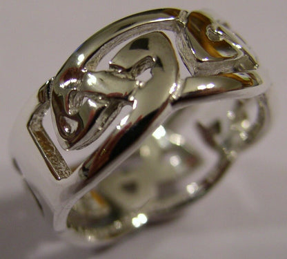 Kaedesigns Genuine Solid New Sterling Silver 925 Large Celtic Ring