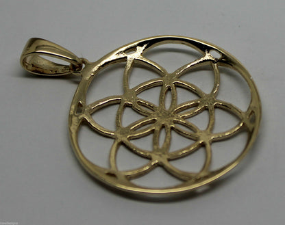 Kaedesigns Genuine Solid Sterling Silver or 9ct Yellow Or Rose Or White Gold Filigree Star Pendant
