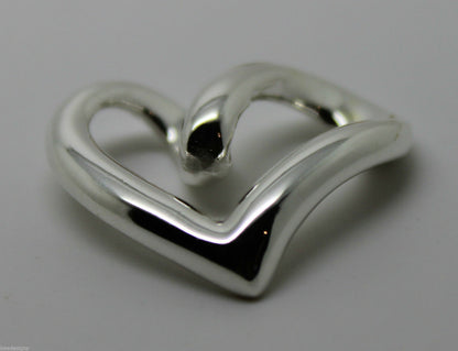 Kaedesigns Genuine New Full Solid Genuine Sterling Silver 925 Heart Pendant