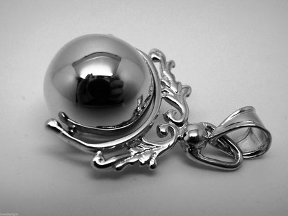 Kaedesigns, New Solid 9ct Yellow Or Rose Or White Gold 16mm Ball Spinner Pendant