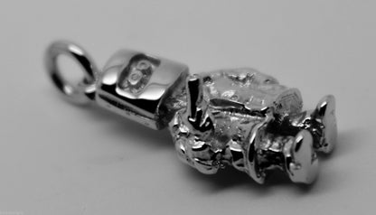 Kaedesigns, New Genuine Heavy Sterling Silver 925 Ned Kelly Charm / Pendant