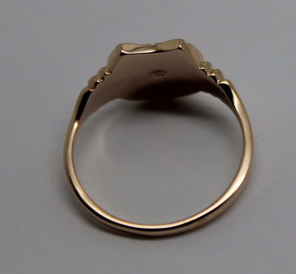 Kaedesigns, Size R Genuine Large 9ct Genuine Yellow, Rose or White Gold  Lucky Horseshoe Ring