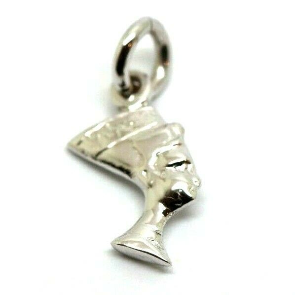 Kaedesigns, Genuine 18K Yellow, Rose or White Gold Small 3D Egyptian Nefertiti Charm