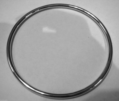 Kaedesigns New 9ct Yellow, Rose, or White gold 3mm wide Hollow GOLF bangle 70mm diameter
