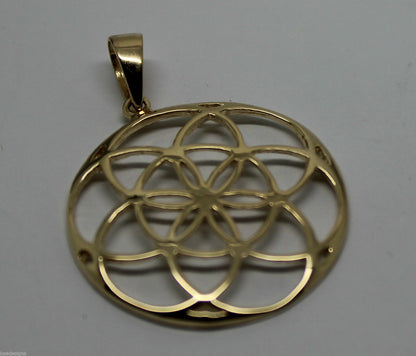 Kaedesigns Genuine Solid Sterling Silver or 9ct Yellow Or Rose Or White Gold Filigree Star Pendant