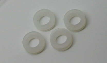 5 X Pairs Small, Medium or Large Rubber Earring Findings Donut Cushion 10Pcs