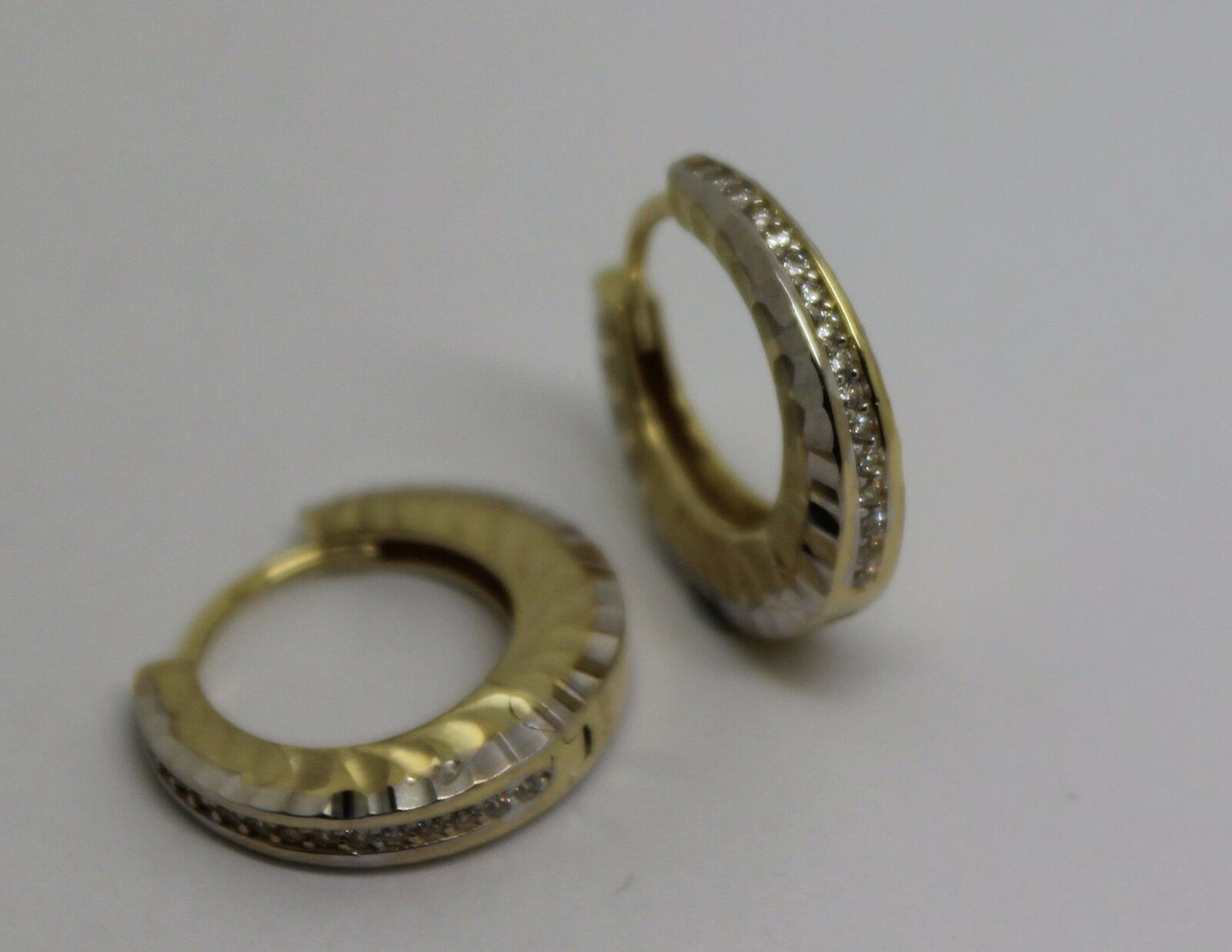 Kaedesigns, Genuine New 9ct Yellow Gold 17.5mm Hoops Earrings