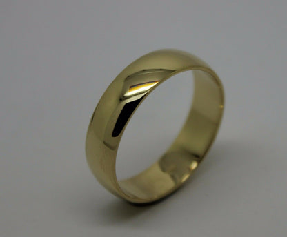 Kaedesigns Heavy 18ct 18k 750 Gold Solid Yellow, Rose or White Gold 6mm Wedding Band Ring Size U