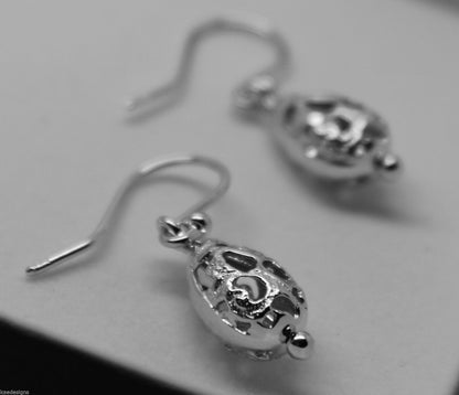 Kaedesigns 9ct 9k 375 Yellow Or White Or Rose Gold Teardrop Filigree Earrings