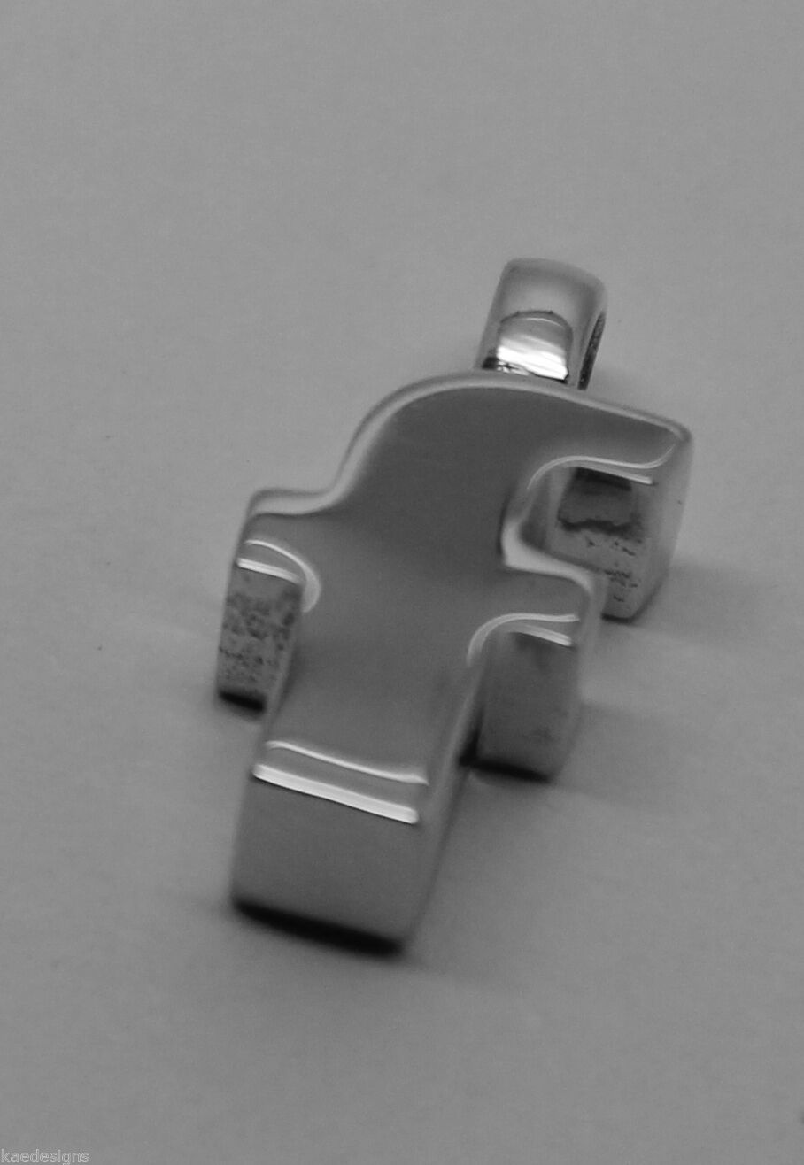 Kaedesigns, Genuine 375 9ct Yellow Or Rose Or White Gold 375 Initial Pendant F