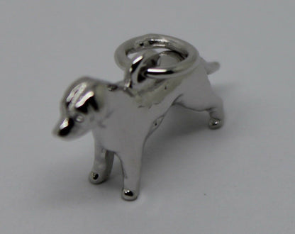 Kaedesigns, New 3D 9ct 375 Yellow, Rose Or White Gold Dog Charm / Pendant