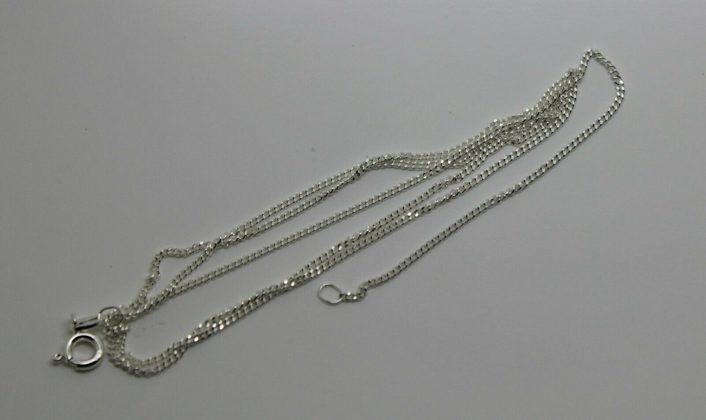 Genuine 925 Sterling Silver Kerb Curb Link Chain Necklace 40cm, 45cm, 50cm or 55cm