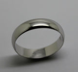 Kaedesigns Custom Made Solid 9ct 9Kt White Gold Wedding Band Ring Size A to K