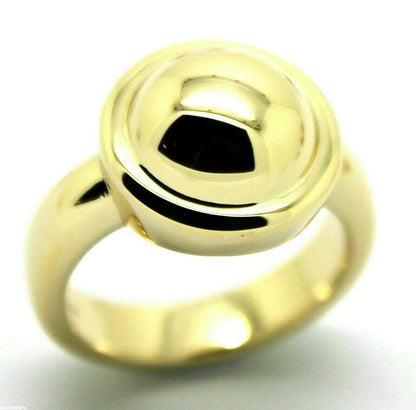 Size N1/2 Genuine Solid 9ct Yellow, Rose or White Gold Heavy Half Ball Ring