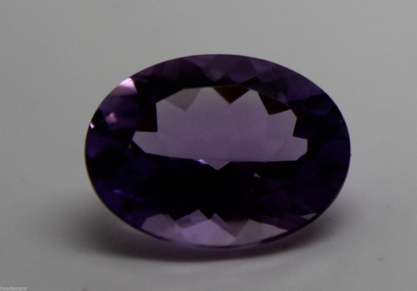 Genuine 16mm x12mm Amethyst Oval (1 pc) Loose Gemstone 8.18ct