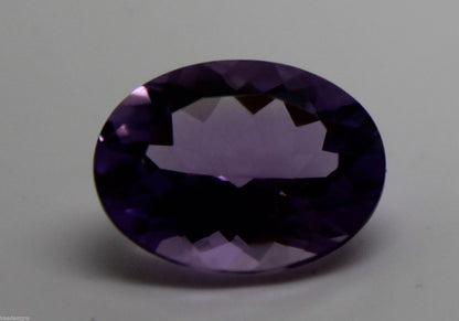 Genuine 16mm x12mm Amethyst Oval (1 pc) Loose Gemstone 8.18ct