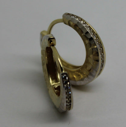 Kaedesigns, Genuine New 9ct Yellow Gold 17.5mm Hoops Earrings