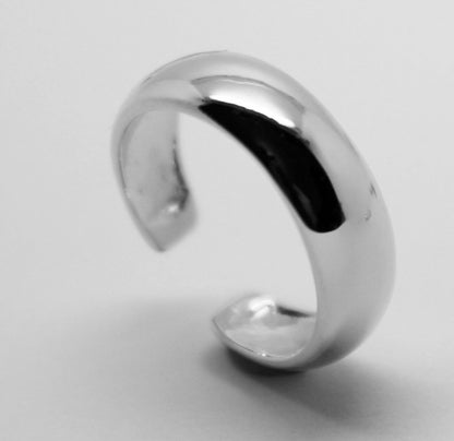 Kaedesigns New Genuine Sterling Silver 925 Plain Dome Toe Ring