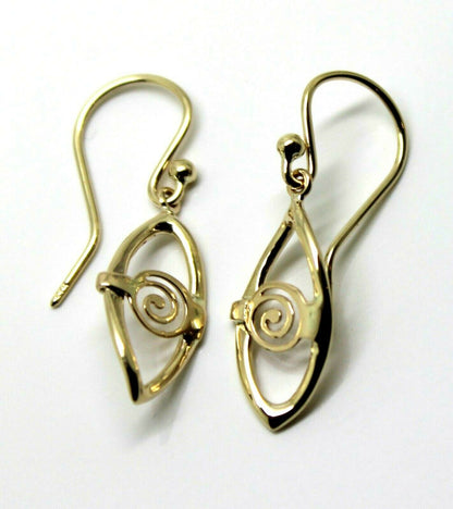 Kaedesigns New 9ct 9k Yellow, Rose or White Gold Dangle Drop Evil Eye Amulet Earrings