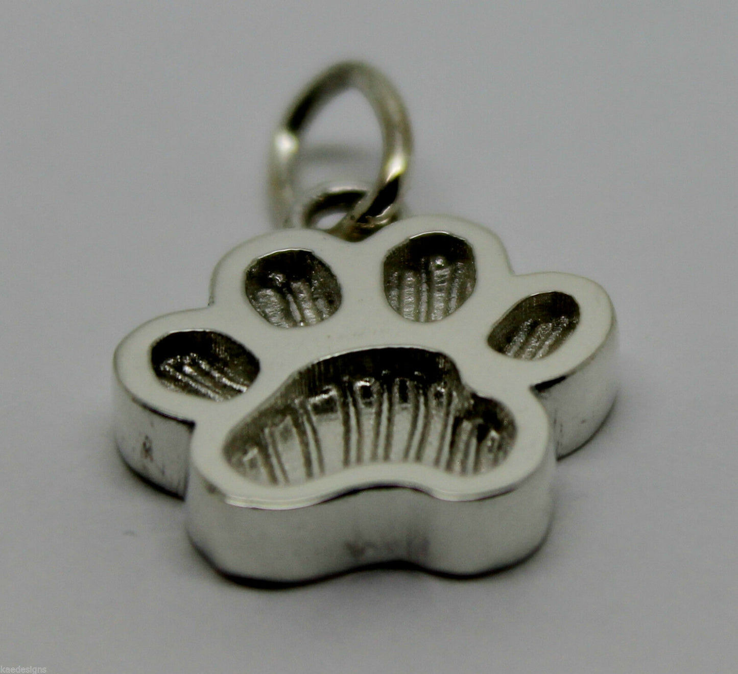 Kaedesigns Genuine 9ct Yellow or Rose or White Gold charm Dog Animal PAW Pendant