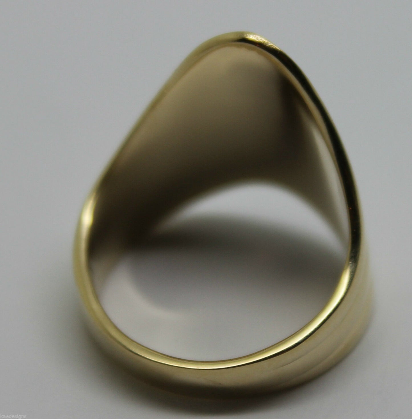 Genuine 9ct 375 Solid Rose Or Yellow Or White Gold Wide Pointy Ring In Your Size