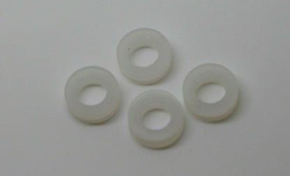 5 X Pairs Small, Medium or Large Rubber Earring Findings Donut Cushion 10Pcs