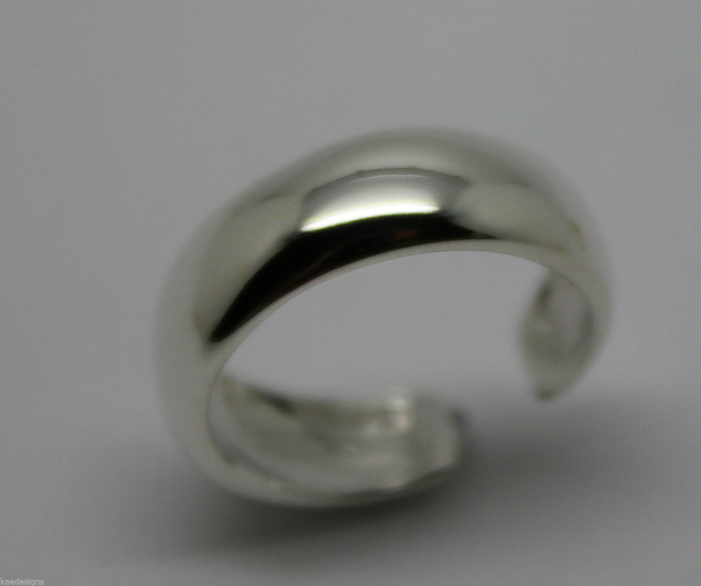 Kaedesigns New Genuine Sterling Silver 925 Plain Dome Toe Ring
